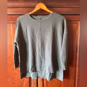 Nordstrom Adrianna Papell Pullover Olive Green Sweater
